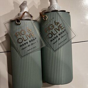 Hand Soap (w/Vitamin E) by Fig &‎ Olive (Set of TWO /new/wa/x)